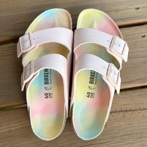 Birkenstock Arizona Vegan Ombre Light Rose Regular width